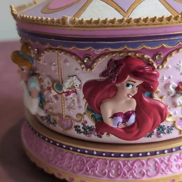 Disney Princess Carousel music Trinket Box - Picture 3 of 10